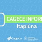 Cagece informa paralisação temporária do abastecimento de água em Itapiúna
