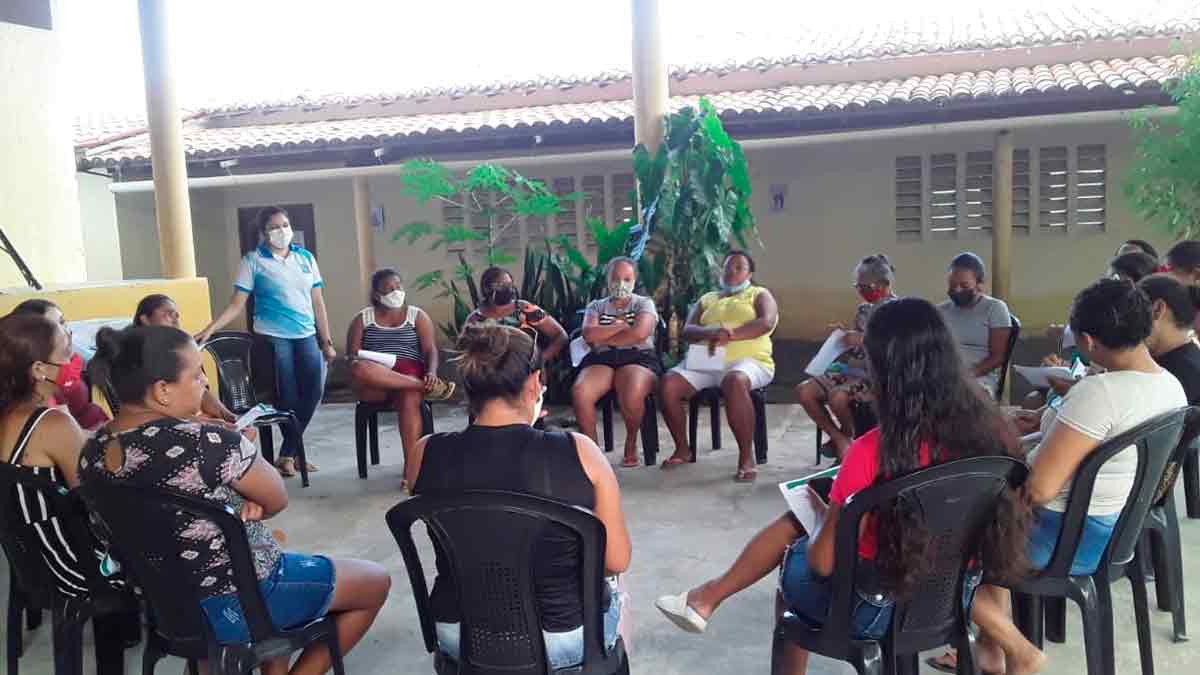 centro de apoio a crianca realiza encontro sobre bons tratos em familia no distritode caio em itapiuna