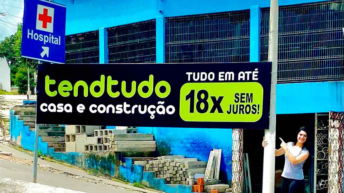 chegou a loja tend tudo casa e construcao em itapiuna