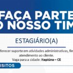 Vaga aberta para estagiário (a) na AFAGU em Itapiúna