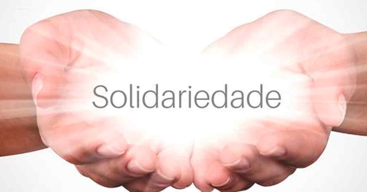 momento de solidariedade