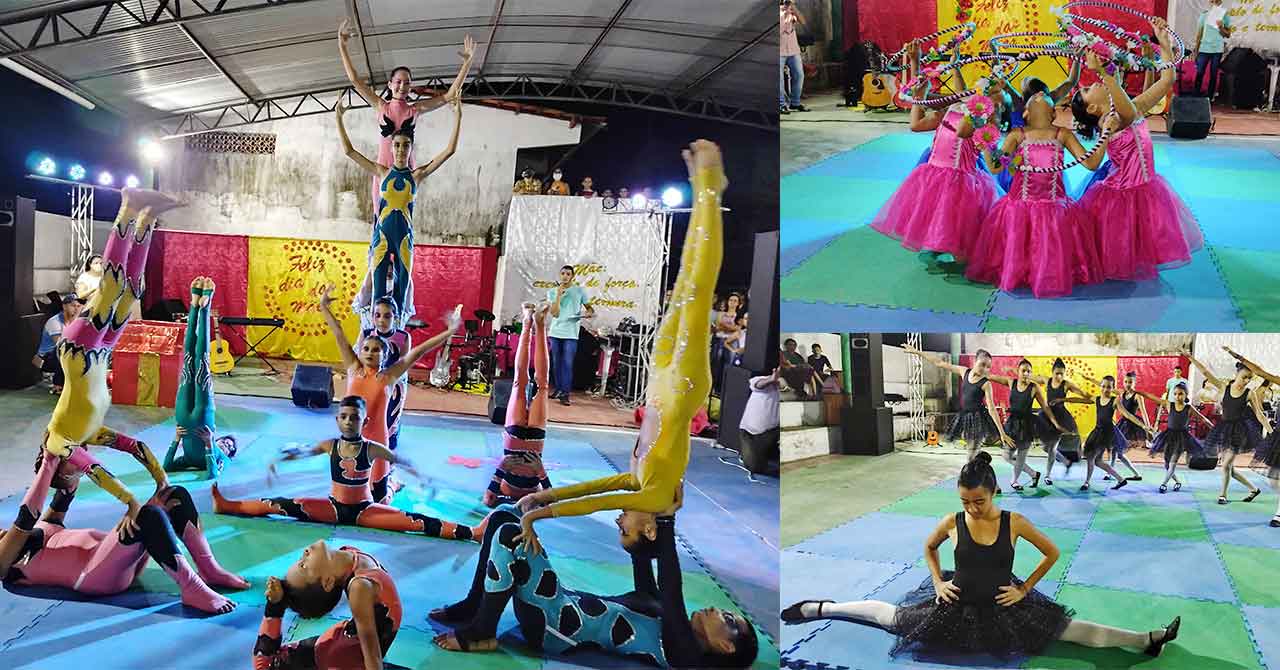 Crianças e jovens inscritos na ONG CEACRI encantam e dão um show com belas apresentações em homenagem as mães