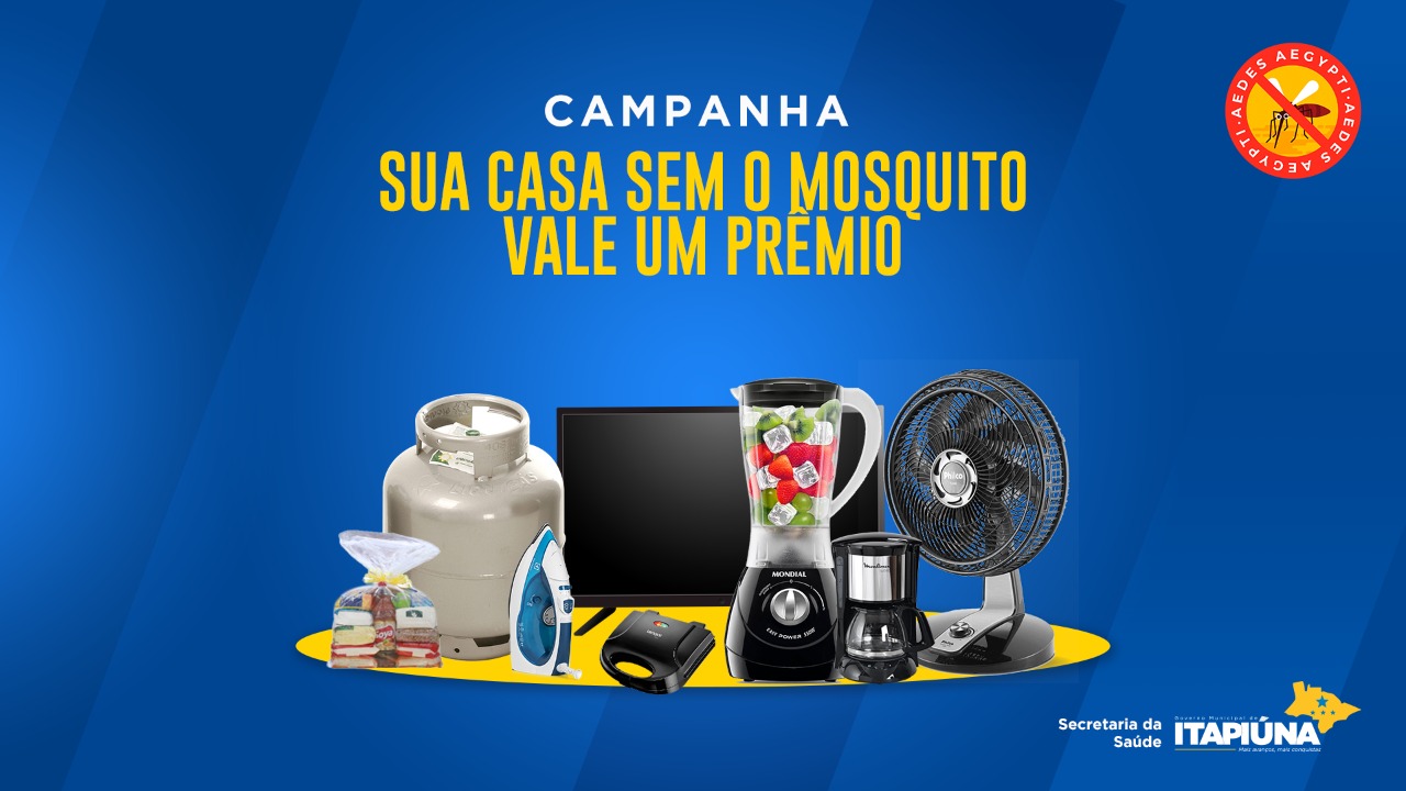 Segundo Sorteio da Campanha sua casa sem o mosquito Vale um Prêmio em Itapiúna