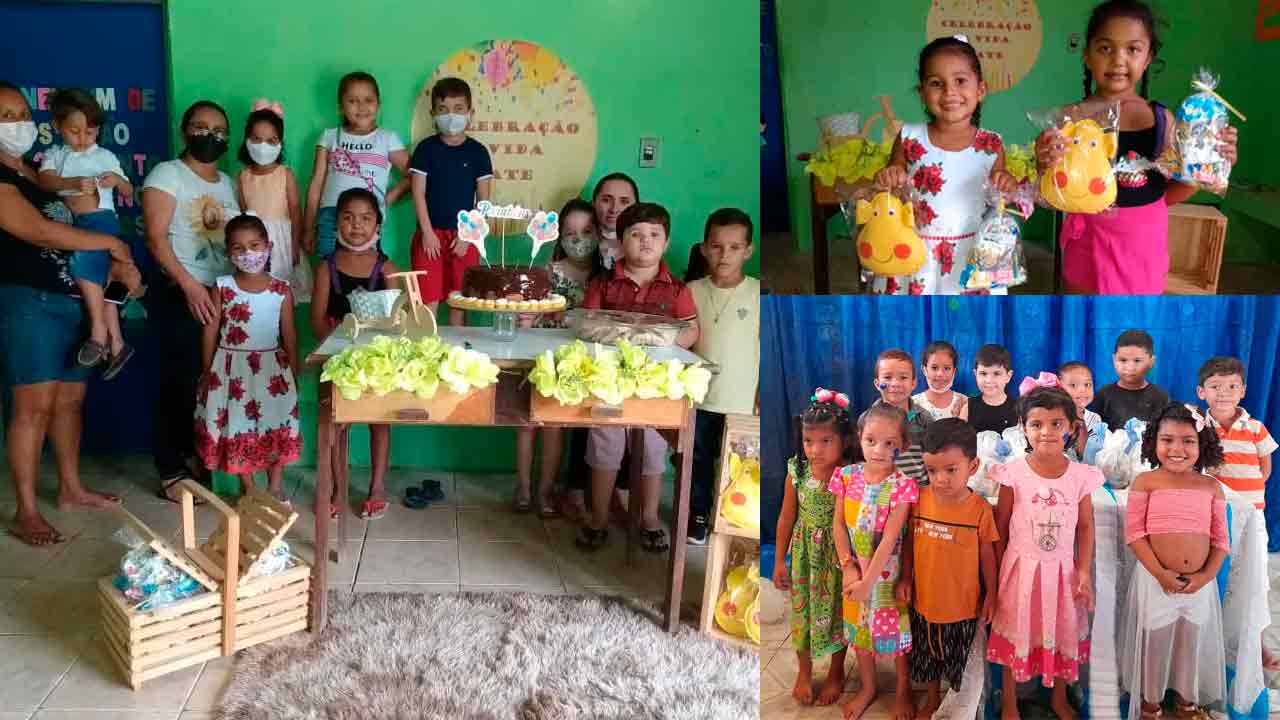 Centro de Apoio à Criança promove evento de celebração da vida com crianças de 02 a 06 anos, em Itapiúna e região