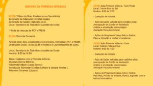 primeira infancia em itapiuna