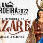 Confira a programação oficial da Festa de Nossa Senhora de Nazaré em Capistrano 2022