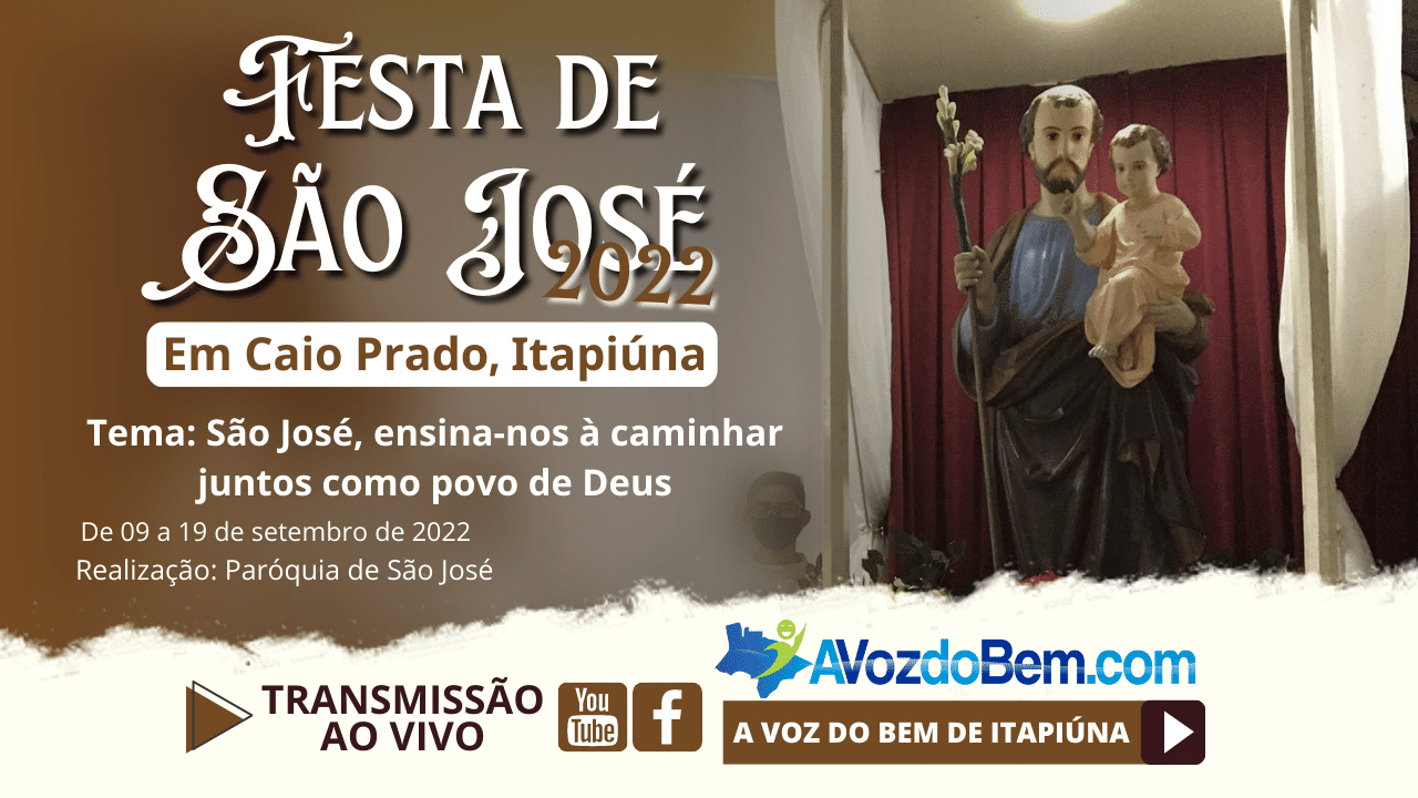 Festa de São José acontecerá, de 09 a 19 de setembro, em Caio Prado, Itapiúna