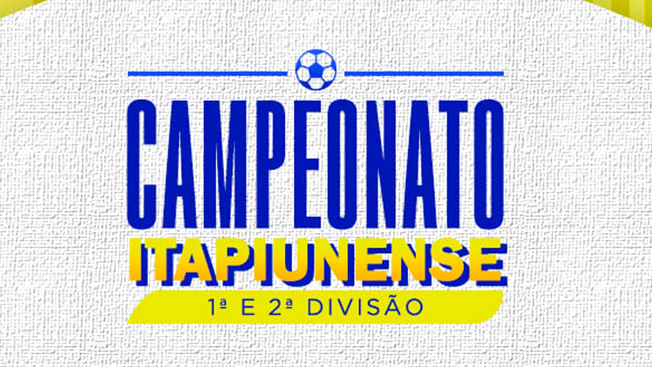 Itapiúna realizará abertura do Campeonato Itapiunense 1ª e 2ª divisão neste sábado, 10/09