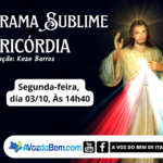 Keze Barros vai apresentar o Programa Sublime Misericórdia no canal A VOZ DO BEM DE ITAPIÚNA no YouTube