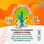 Inscrições abertas para o Show de Talentos – Festa das Pedras em Caio Prado, distrito de Itapiúna