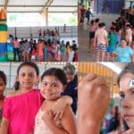 centro de apoio à criança realizou caravana do brincar na escola de padre miguel de jesus alves na localidade de barra nova