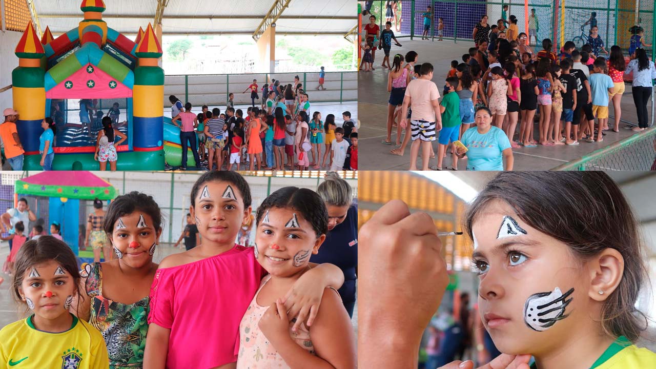centro de apoio à criança realizou caravana do brincar na escola de padre miguel de jesus alves na localidade de barra nova