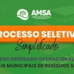 consórcio amsa realizará processo seletivo para preencher 12 vagas de encarregado operacional nas cmrs