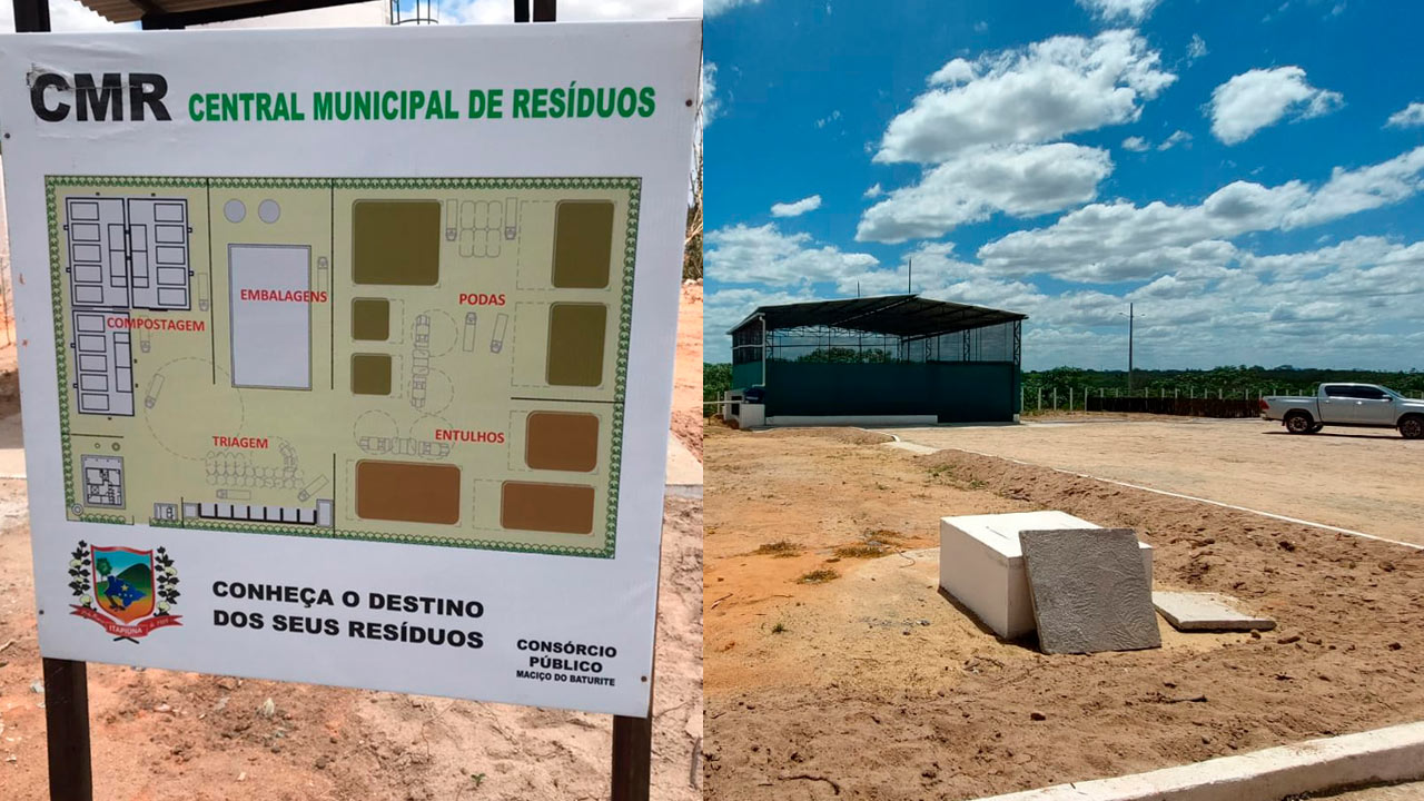 central municipal de resíduos sólidos de itapiúna será inaugurada nesta quinta