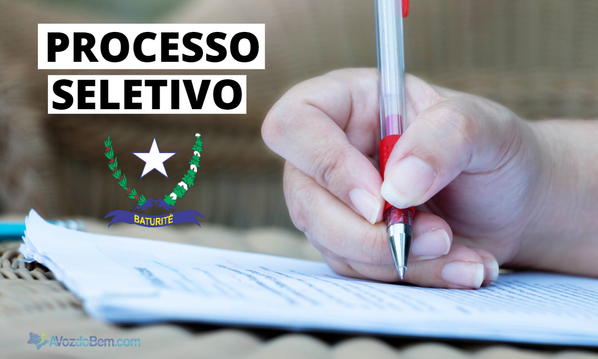 Processo seletivo da Prefeitura de Baturité: Inscrições abertas até 09 de março