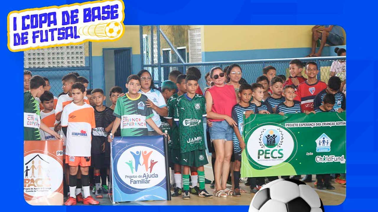 jovens atletas mostram habilidade e garra na i copa de base de futsal de itapiúna