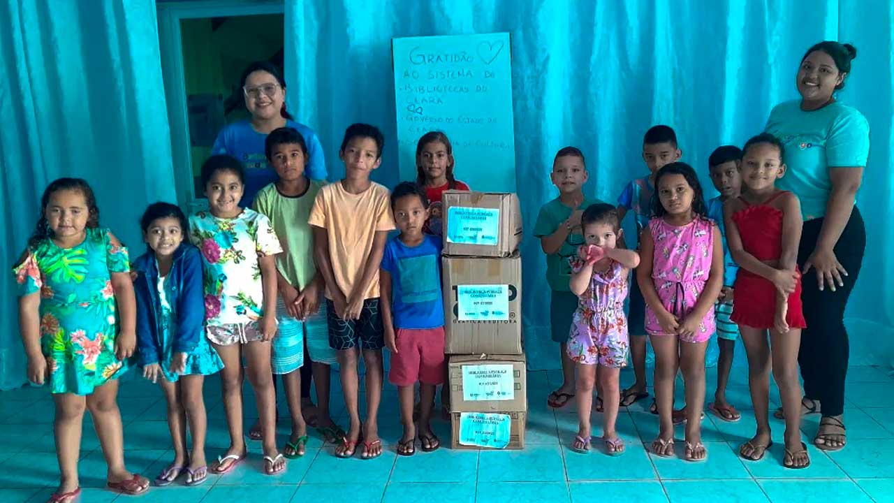 ong ceacri recebe doação do sebp ce para fortalecer ações de leitura