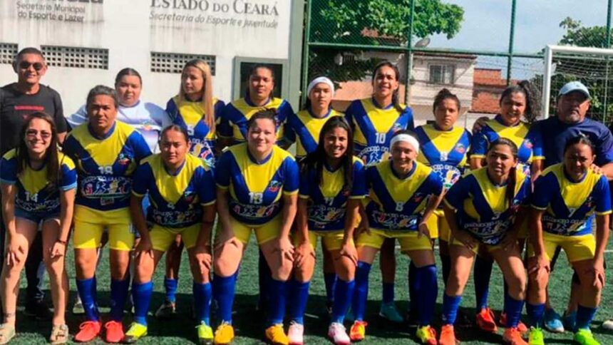 time de futebol feminino santo onofre fc representa itapiúna na taça das favelas 2023