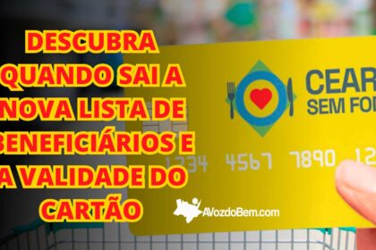 Descubra quando sai a nova lista de beneficiários do Ceará Sem Fome e a validade do cartão