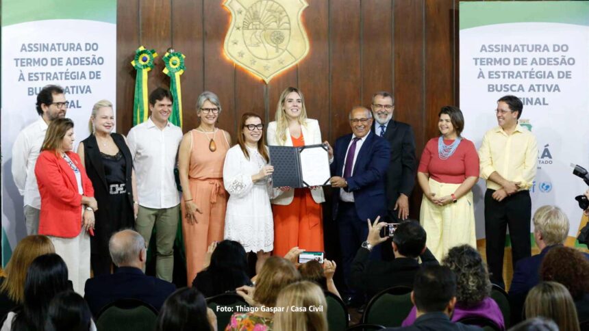 Governo do Ceará e o Unicef assinaram o Termo de Adesão à Estratégia de Busca Ativa Vacinal