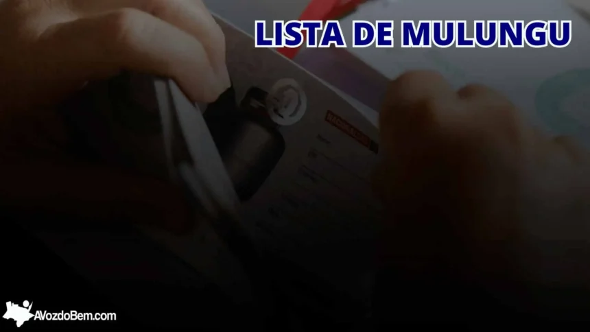 Lista de beneficiários de Mulungu com tíquetes do Programa Vale Gás Social em agosto