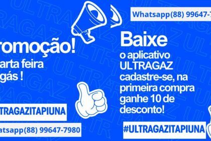 ULTRAGAZ ITAPIÚNA: Desconto Especial de R$10 na Quarta-feira do Gás!