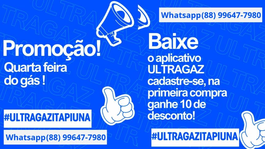 ULTRAGAZ ITAPIÚNA: Desconto Especial de R$10 na Quarta-feira do Gás!