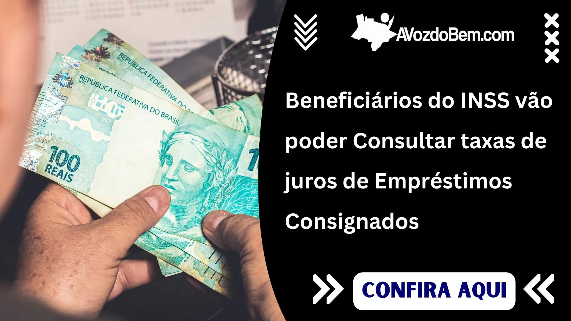 Aposentados, pensionistas e beneficiários de auxílios pagos pelo INSS vão poder consultar taxa de juros e encargos do empréstimo pessoal consignado