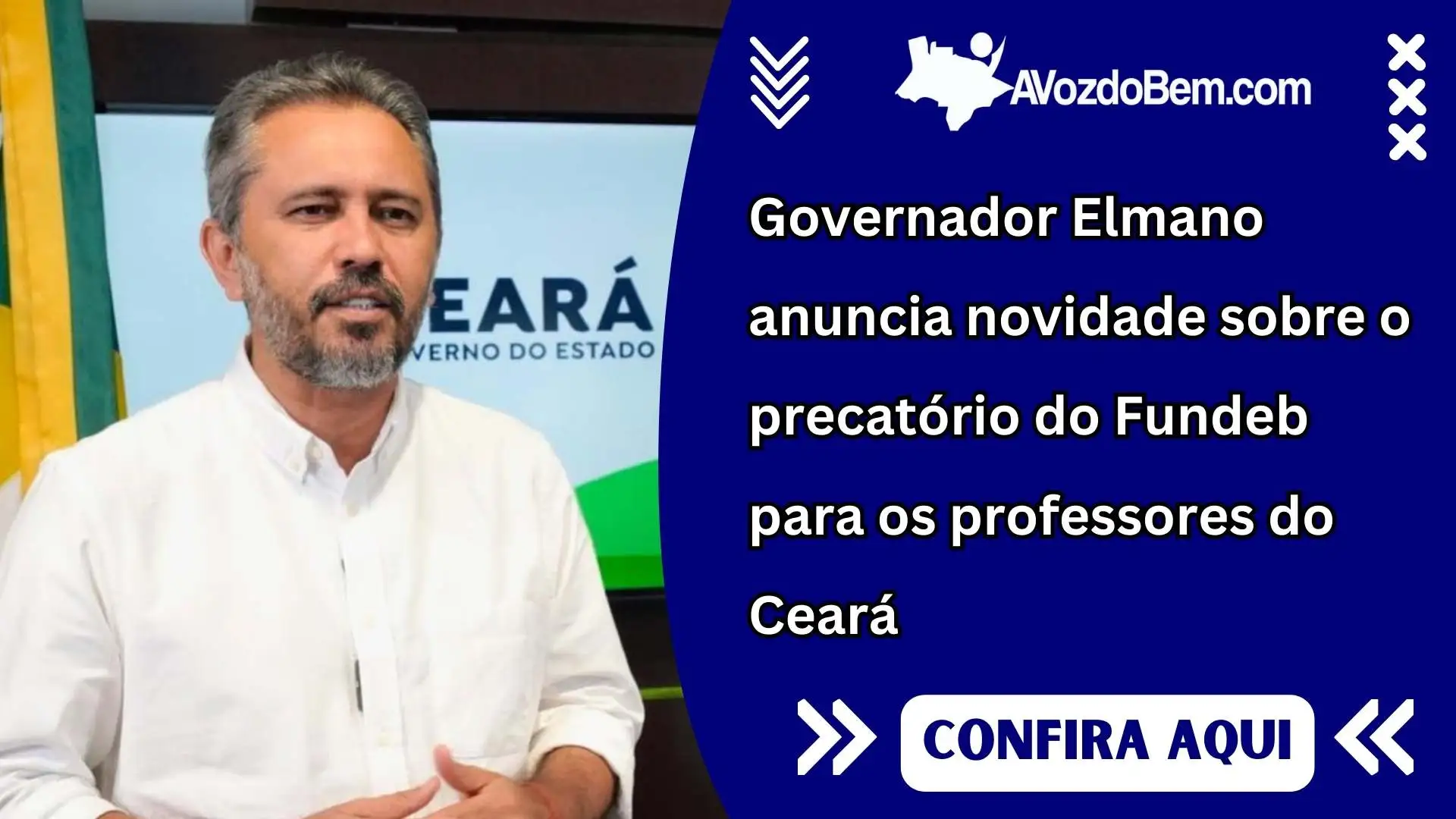 Governador Elmano anuncia novidade sobre o precatório do Fundeb para os professores do Ceará