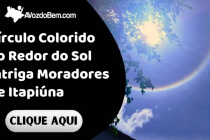 Círculo Colorido ao Redor do Sol Intriga Moradores de Itapiúna