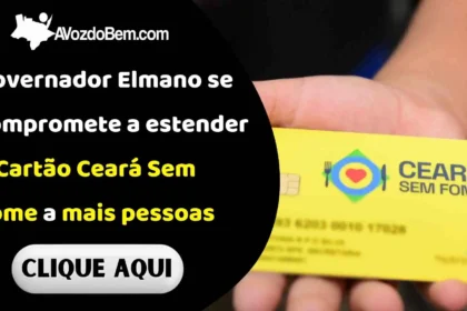 Governador Elmano se compromete a estender o Cartão Ceará Sem Fome a mais pessoas