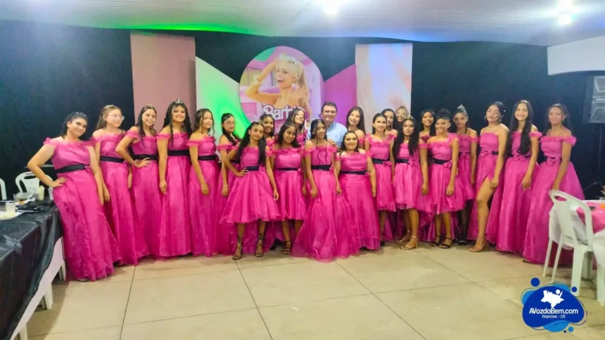 Itapiúna celebra Festa de Debutantes inspirada na Barbie: um conto de sonhos e elegância