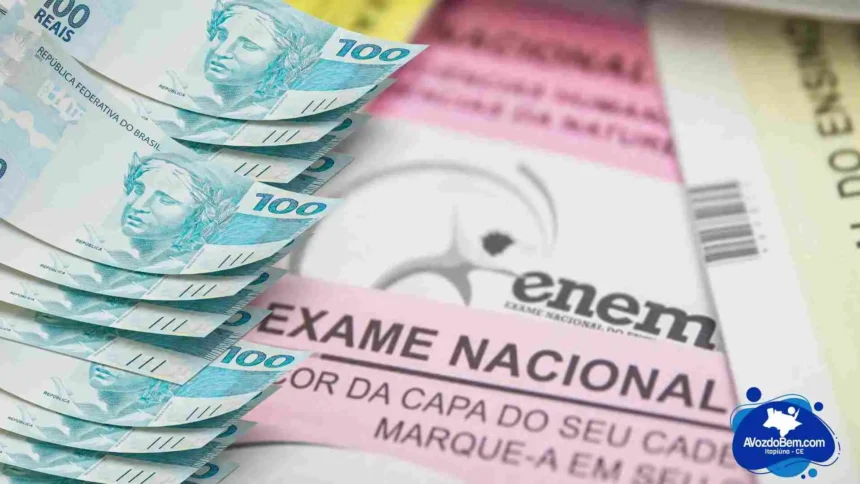 Alunos do 3º ano receberão incentivo financeiro para participar do Enem