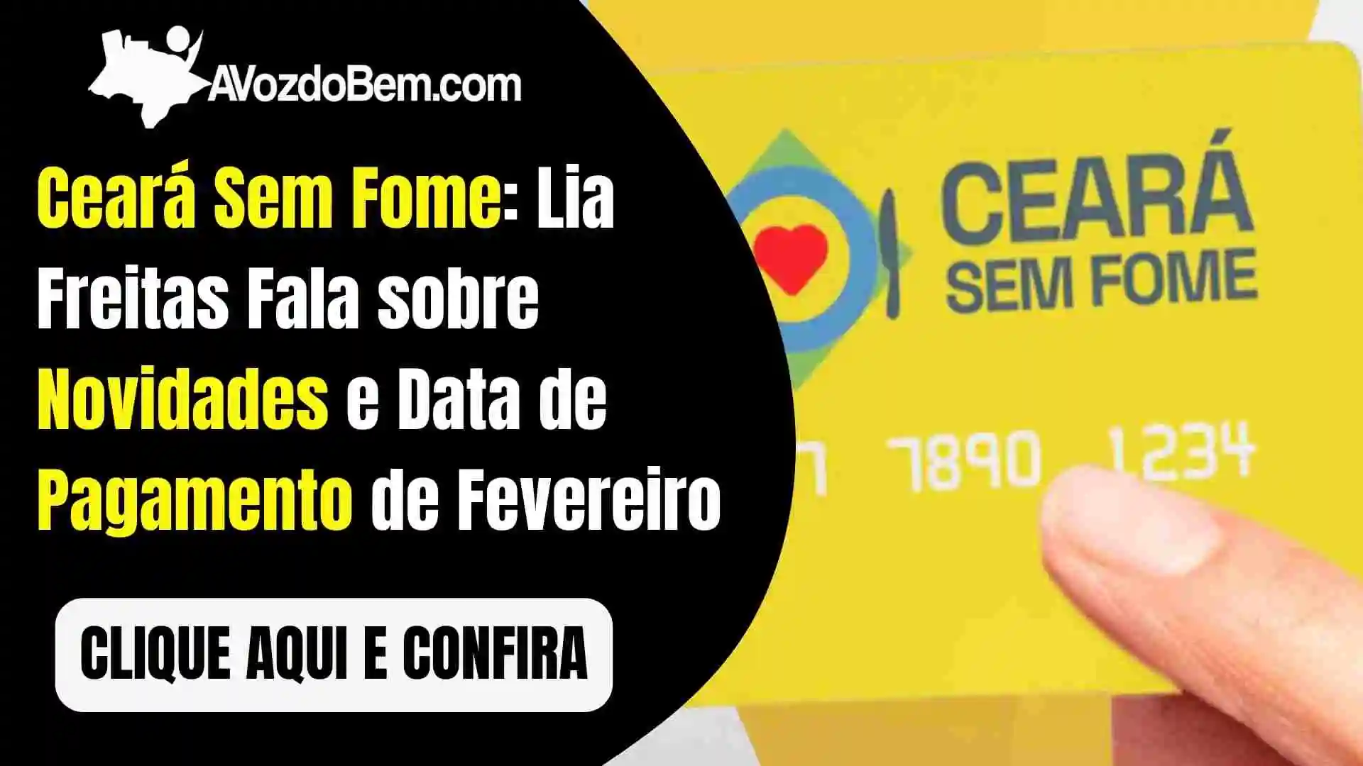 Ceará Sem Fome: Lia Freitas fala as novidades e data de pagamento de fevereiro