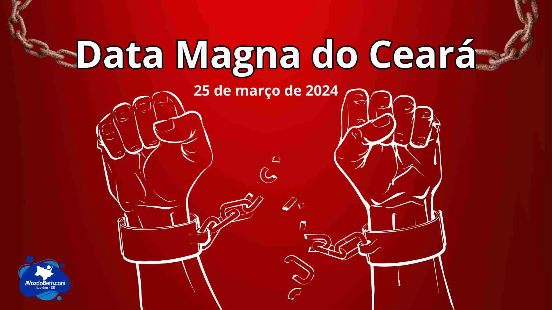 Data Magna: Dia 25 de março será feriado no Ceará