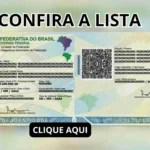 Lista de Carteiras de Identidade disponíveis para retirada na SETAS em Itapiúna