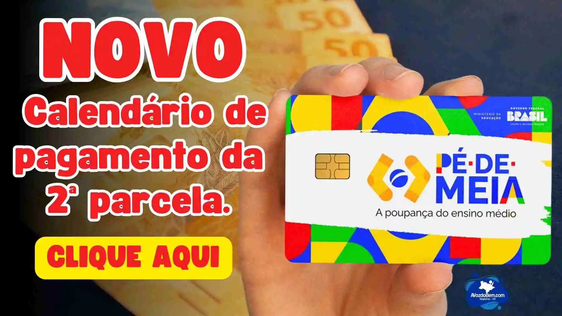 Pé-de-Meia: Calendário de pagamento da 2ª parcela do incentivo frequência