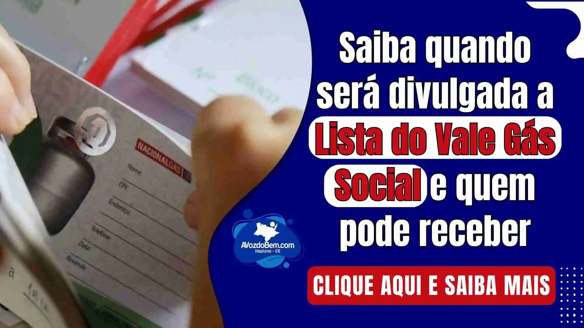 Saiba quando será divulgada a segunda Lista do Vale Gás Social de 2024 e quem pode receber