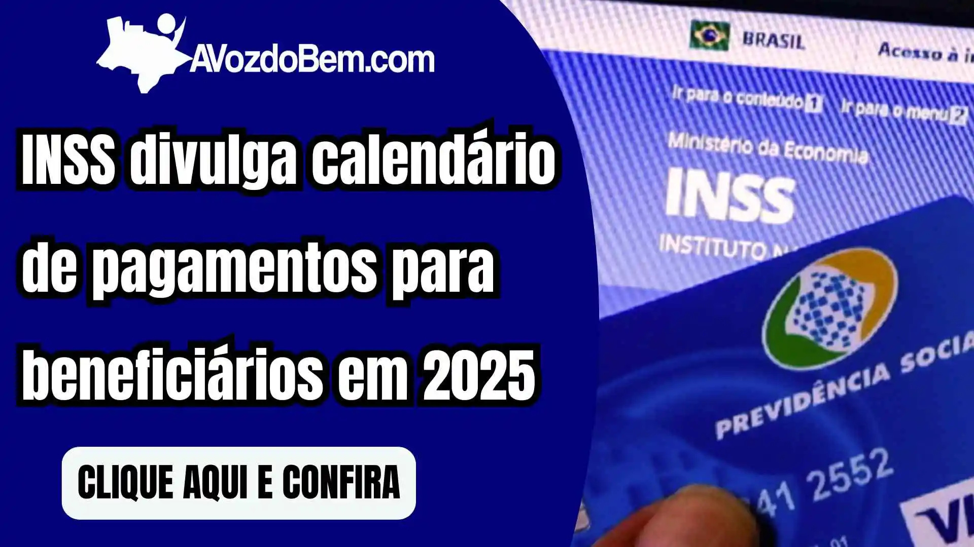 INSS divulga calendário de pagamentos para beneficiários em 2025