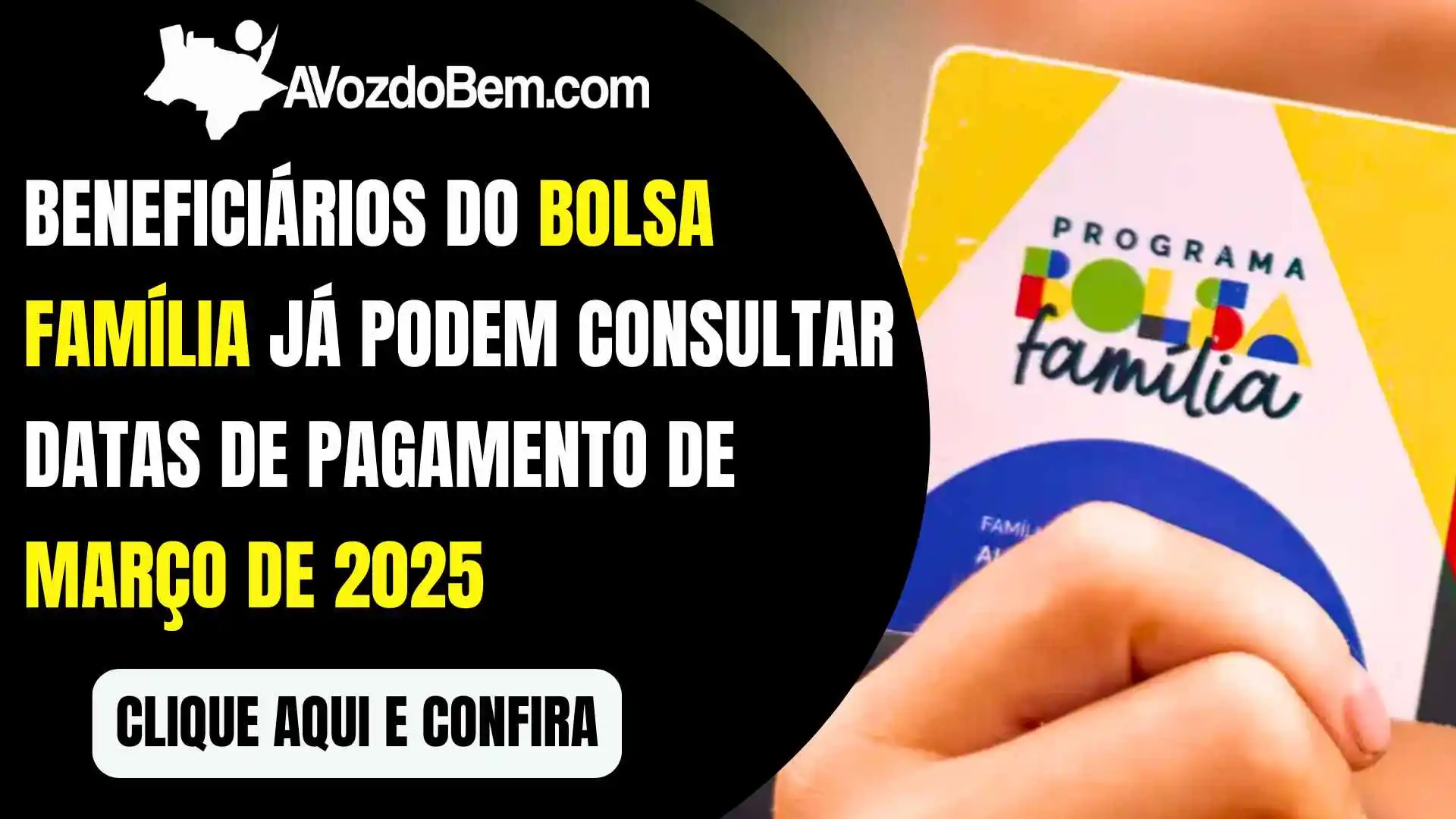 Bolsa Família: consulte já as datas de pagamento de março de 2025