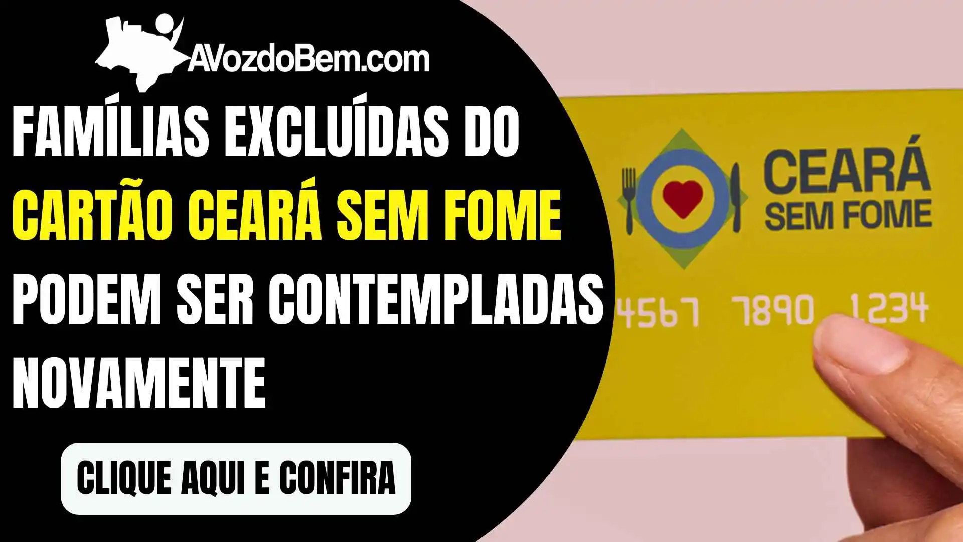 Famílias excluídas do Ceará Sem Fome podem ser contempladas novamente