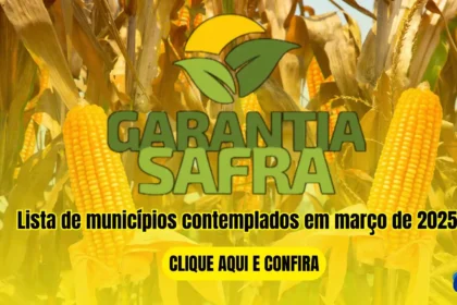 Saiba a lista de municípios contemplados com o pagamento do Garantia-Safra em março de 2025
