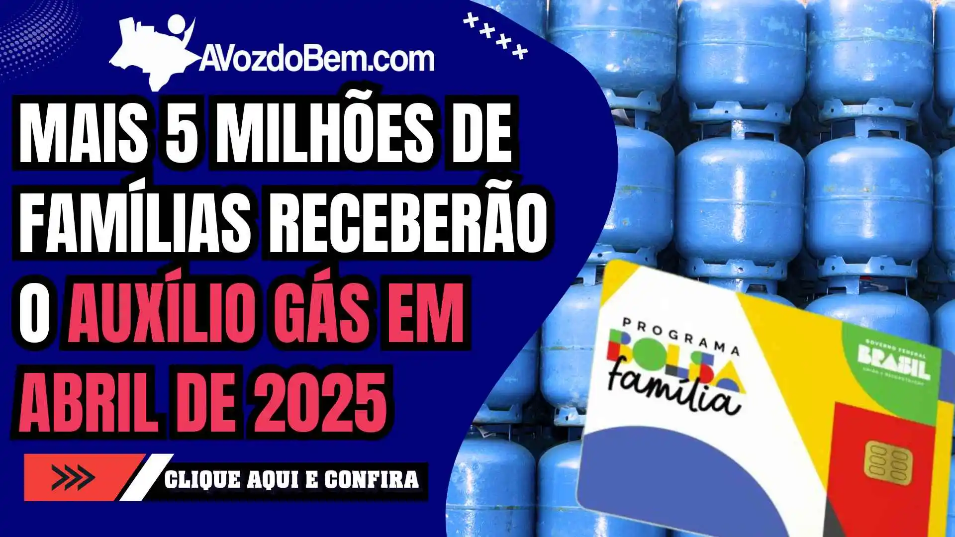 Auxílio Gás paga R$ 108 a mais de 5 milhões de famílias em abril de 2025