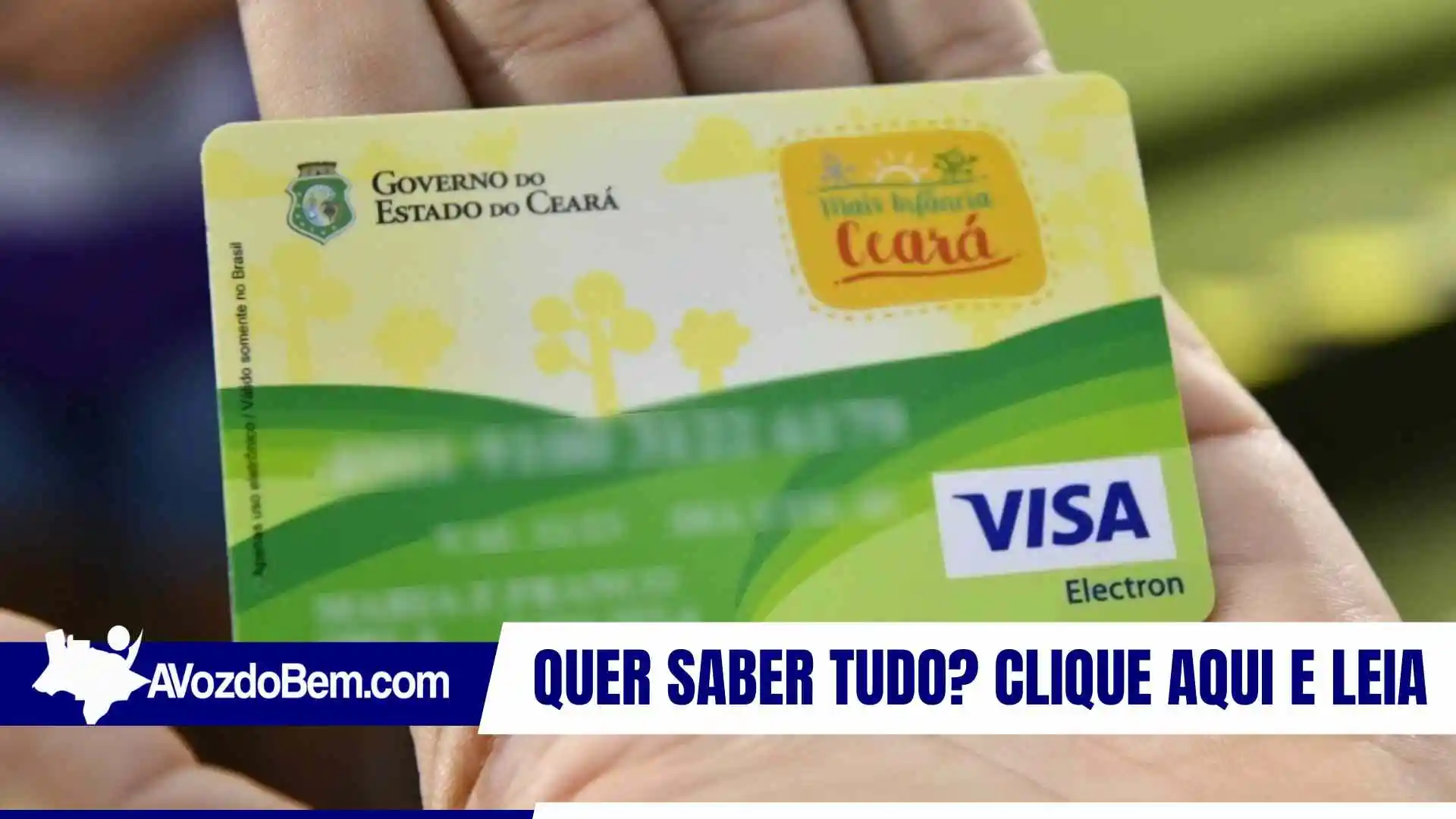 Parcela de abril do Cartão Mais Infância Ceará já está disponível para famílias beneficiárias