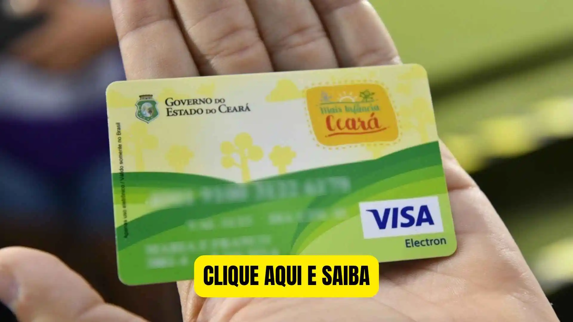 Parcela de abril do Cartão Mais Infância Ceará já está disponível