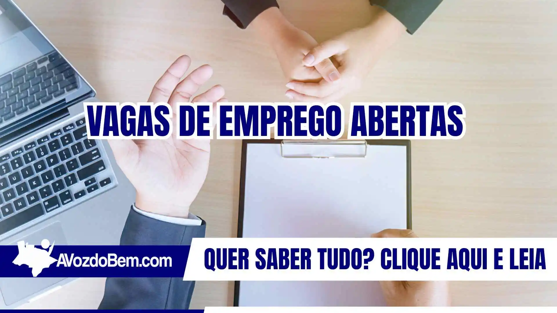 Vagas de emprego abertas! IDT/Sine tem 2.796 oportunidades