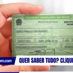 Mais de 600 eleitores devem regularizar título em Capistrano, Itapiúna e Aratuba