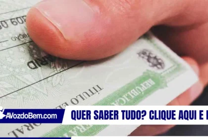 Saiba como regularizar: mais de 5 milhões podem ter título de eleitor cancelado