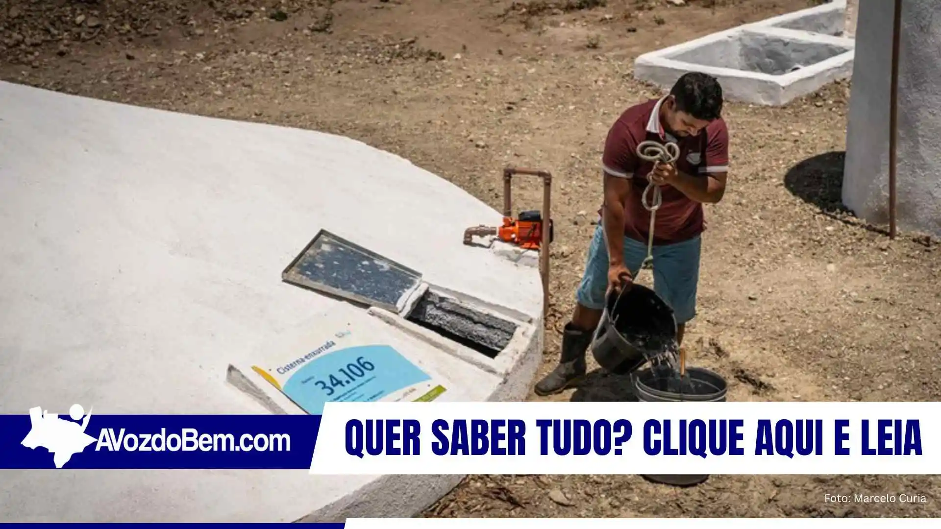 52,5 mil cisternas serão contratadas para famílias do CadÚnico no Semiárido, anuncia MDS