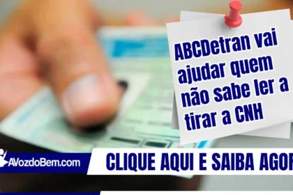 ABCDetran vai ajudar quem não sabe ler a tirar a CNH